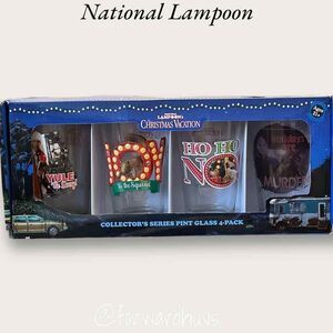 4 Pack 16 oz National Lampoon’s Christmas Vacation 2015 Glasses